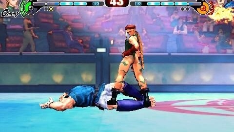 Cammy dans Street Fighter IV sur iPhone