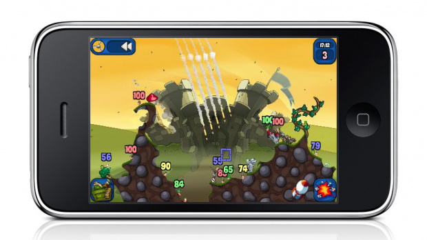 Du multijoueur asynchrone sur Worms 2 Armageddon iOS