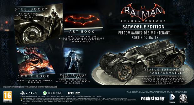 Batman : Arkham Knight voit sa Batmobile Edition supprimée