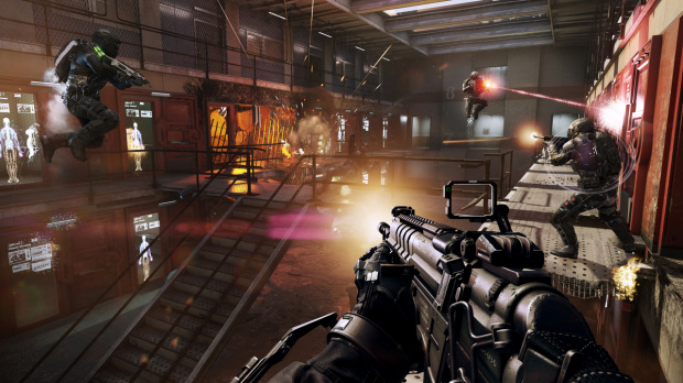 Paris Games Week : La file d'attente de Call of Duty : Advanced Warfare