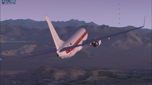 L'ordinateur de bord du Boeing 737Ng PMDG de Flight Simulator
