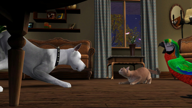 Deux images des Sims 3 : Animaux et Compagnie