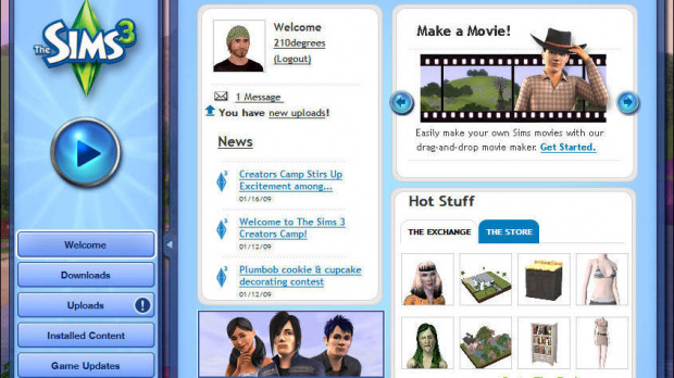 La boutique des Sims 3