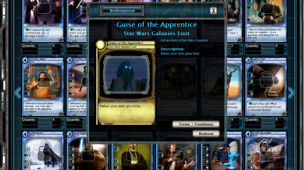 Images de Star Wars Galaxies Trading Card Games : Champions of the Force