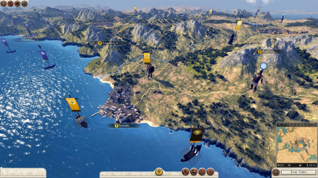 Une carte interactive pour Total War : Rome II