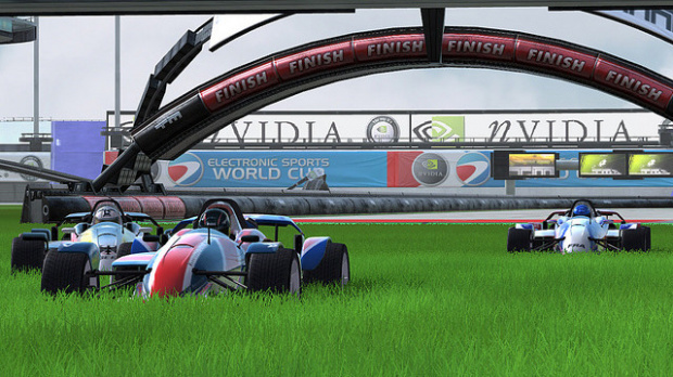 Images : Trackmania Nations expose son gazon