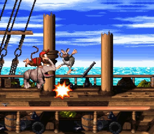 Dans ce jeu vidéo Donkey Kong, il est possible de laisser Diddy dans une terreur éternelle... vous obligeant à relancer le jeu !