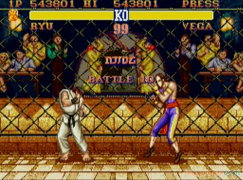 Street Fighter II : Ryu Vs Vega