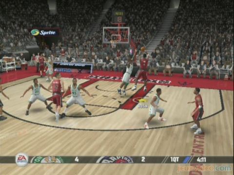 NBA Live 08 : Boston Celtics contre Toronto Raptors
