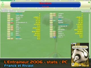 L'Entraîneur 2006 : Stats