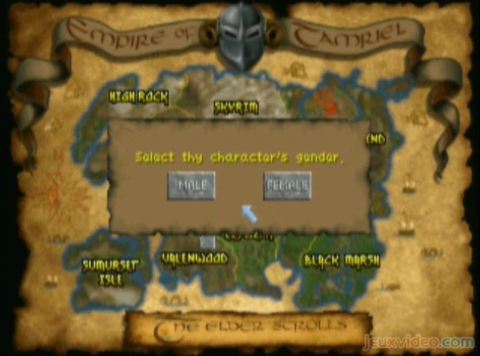 The Elder Scrolls II : Daggerfall : 1/4 : Création d'un personnage