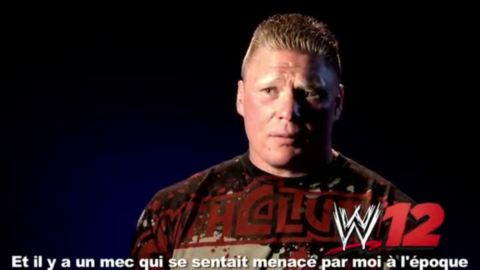 WWE'12 : Interview Brock Lesnar