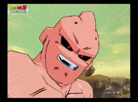 Dragon Ball Z : Infinite World : Majin Buu est demandé à l'accueil