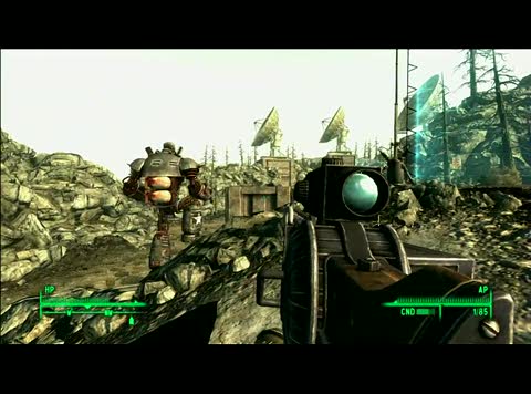 Fallout 3 : Broken Steel : Un robot géant belliqueux