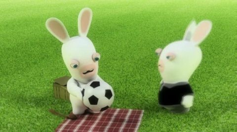 Rayman Prod' Présente : The Lapins Crétins Show : The Lapins Crétins font du footbwaaall