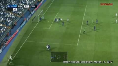 Pro Evolution Soccer 2012 : Prédiction concernant le REAL Vs CSKA Moscou