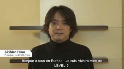 Professeur Layton vs Phoenix Wright : Ace Attorney : Message de Akihiro Hino (Président de Level 5)