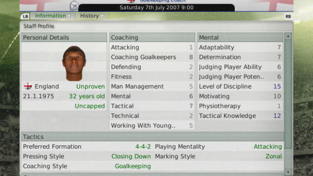 Premières images pour Football Manager 2008 sur Xbox 360