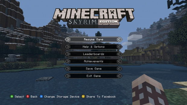 Minecraft à la sauce Skyrim sur 360