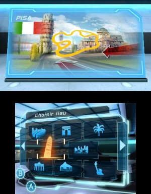 Circuits et véhicules d'Asphalt 3D