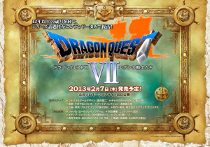 Une date et un site pour Dragon Quest VII