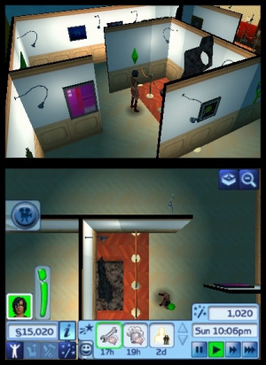 Images de la version 3DS des Sims 3