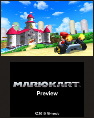 E3 2010 : Mario Kart sur 3DS