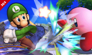 Luigi sera de la partie dans Super Smash Bros.