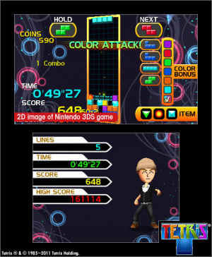 E3 2011 : Images de Tetris 3DS