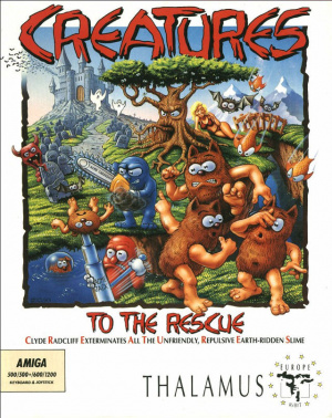 Creatures to the Rescue : Clyde Radcliffe Exterminates All the Unfriendly Repulsive Earth-Ridden Slime sur Amiga