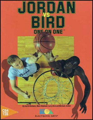 Jordan vs Bird : One on One sur C64