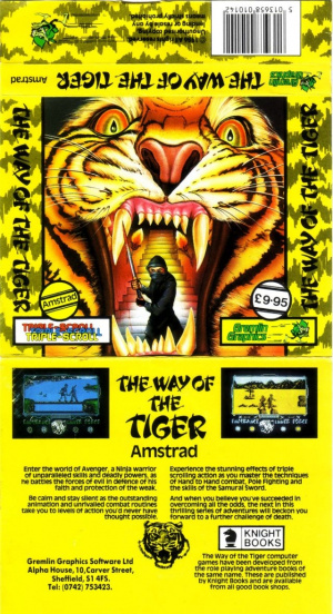 The Way of the Tiger sur CPC