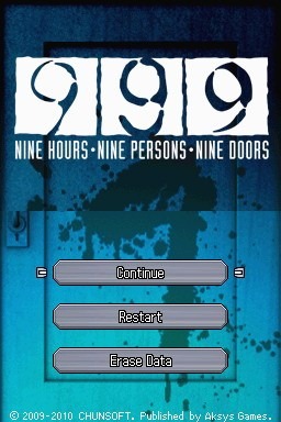 Images de 999 : Nine Hours Nine Persons Nine Doors