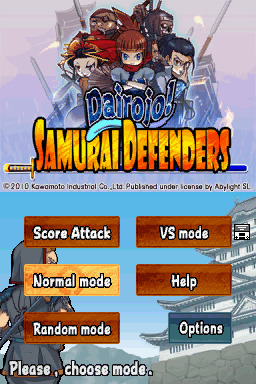 Dairojo! Samurai Defenders annoncé sur DSiWare