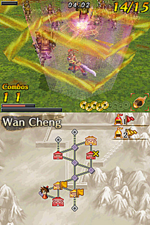 Images : Dynasty Warriors sur DS