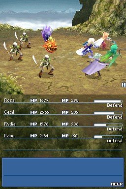 Images de Final Fantasy IV sur DS