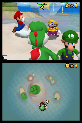 Mario prend la pose sur DS