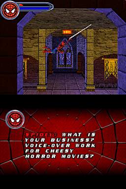 Spiderman-2 tisse sur DS