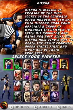 Images : Ultimate Mortal Kombat sur DS