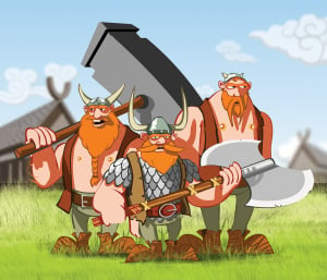 Viking Invasion, un jeu français indépendant sur DSiWare