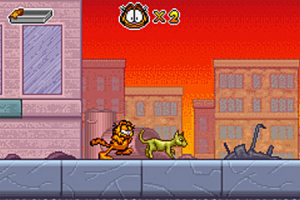 Garfield multiplie ses vies sur GBA