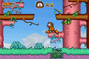 Garfield multiplie ses vies sur GBA