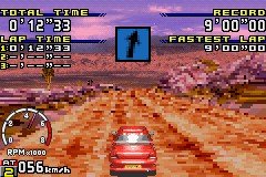 Sega Rally sur GBA