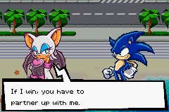 Sonic bataille dur sur GBA