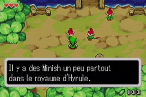The Legend Of Zelda : The Minish Cap dans la langue de Molière
