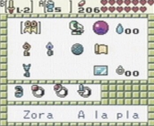 Zelda : Oracle of Seasons - Gameboy Color (Zelda : Fushigi na Ki no Mi : Daichi no Shô)
