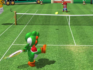 Mario Power Tennis frappe de plus en plus fort