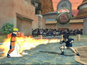Naruto frappe 2 fois plus fort sur GameCube