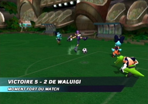 Waluigi dans Mario Smash Football