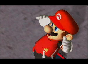 Mario s'illustre balle au pied
